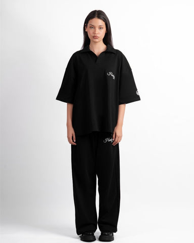 SIGNATURE POLO SET - Black