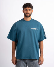 Edge Oversized T-Shirt - Steel Blue