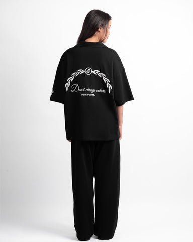 SIGNATURE POLO SET - Black