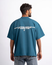 Edge Oversized T-Shirt - Steel Blue