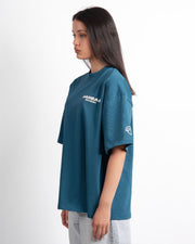 Edge Oversized T-Shirt - Steel Blue