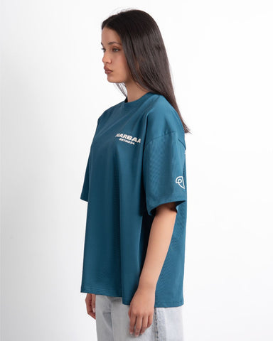 Edge Oversized T-Shirt - Steel Blue