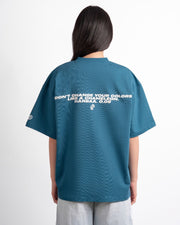Edge Oversized T-Shirt - Steel Blue