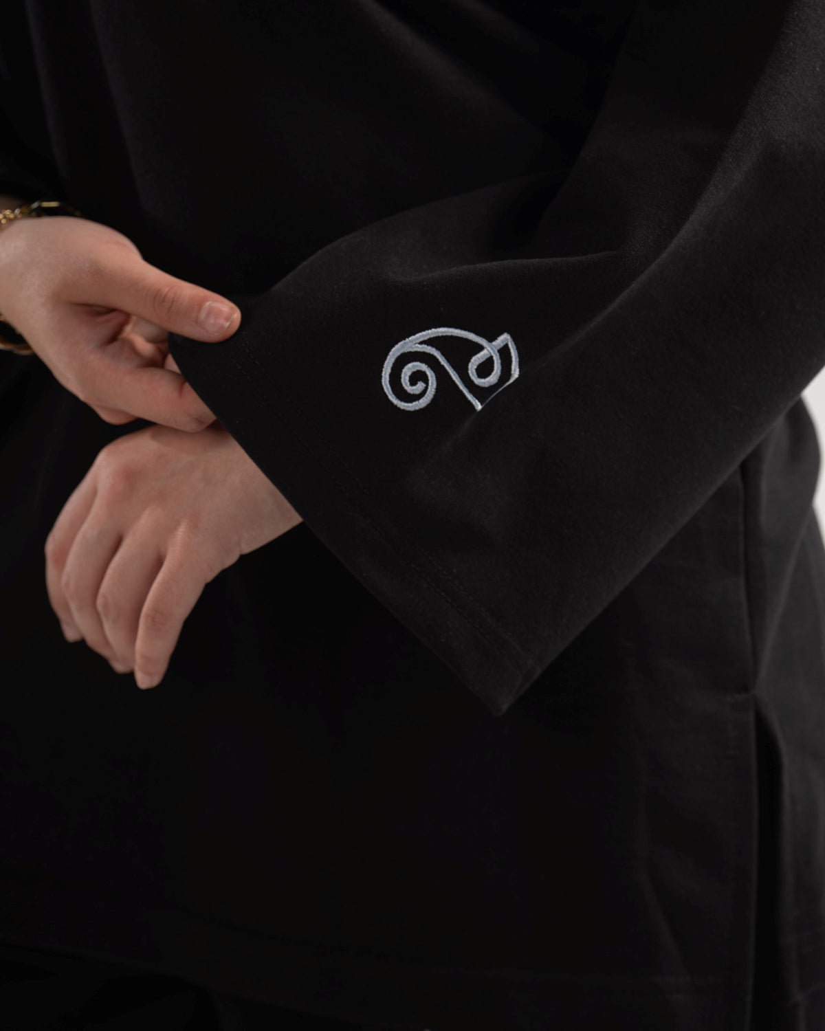 Light Weight Polo Long Sleeve - Black