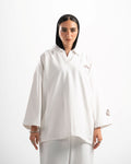 Light Weight Polo Long Sleeve - White