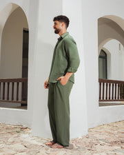Yalın linen Sets – Zeytin Olive