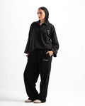 Light Weight Polo Long Sleeve - Black