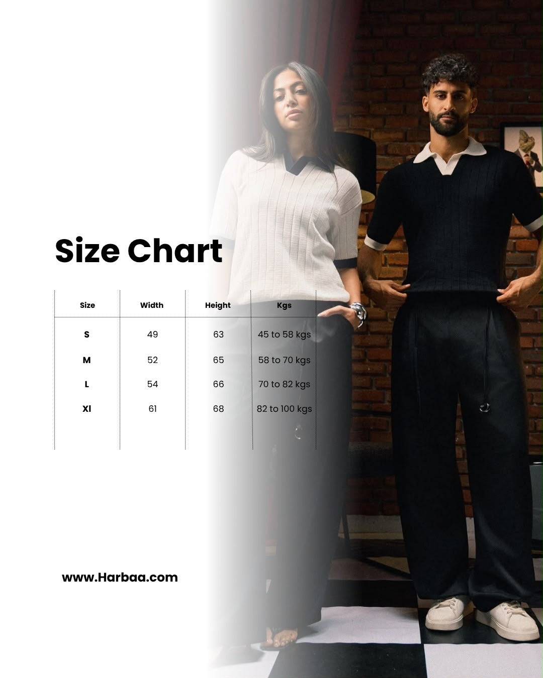 Black/White Rounded Polo
