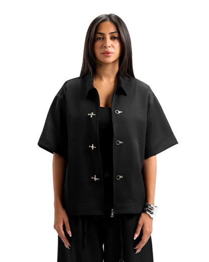 Black Japanese Shirt